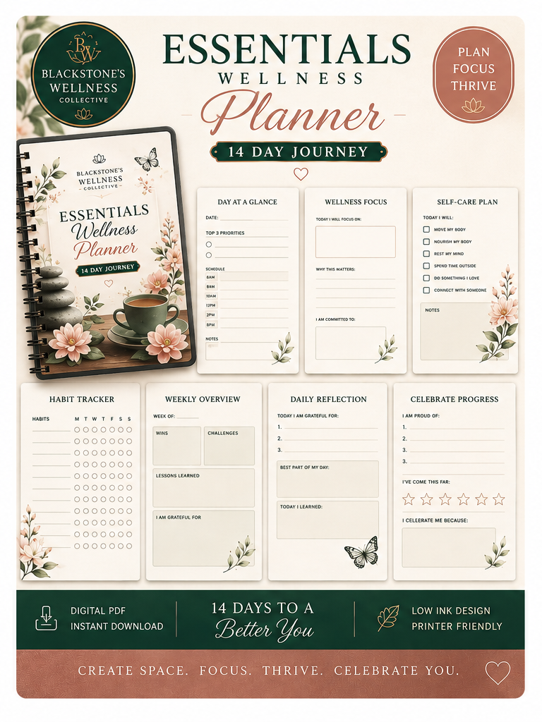 Blackstone's Wellness Collective Essential Wellness Planner